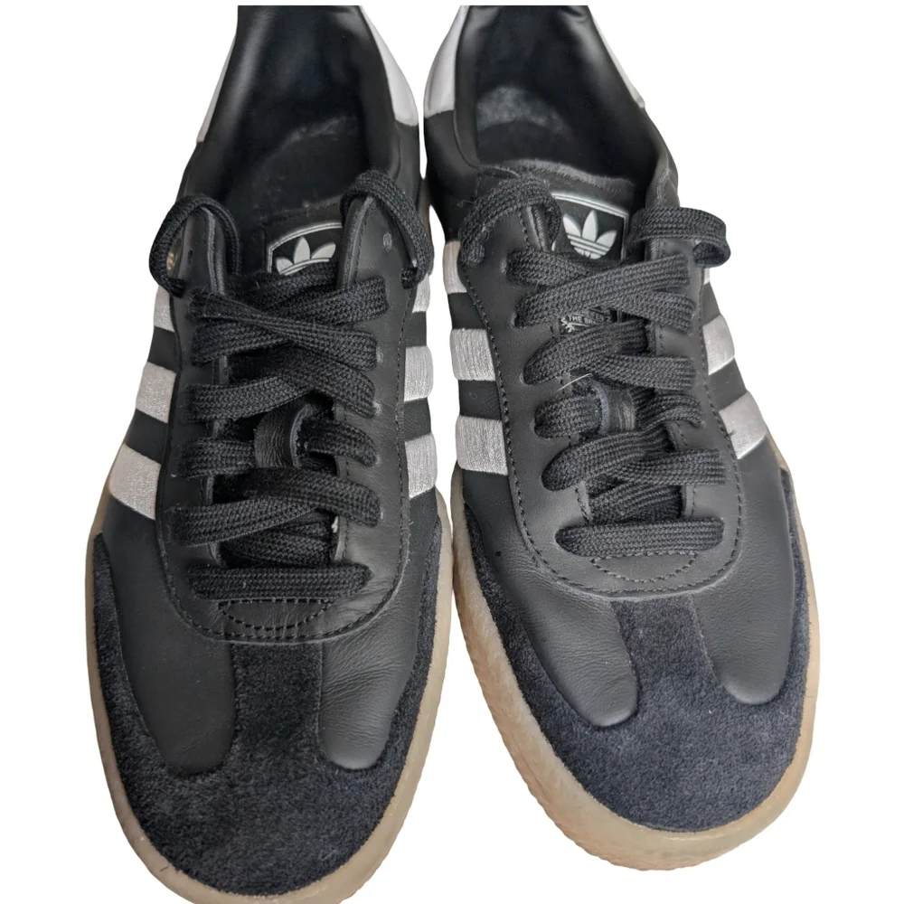 Adidas Sambae Platform Sneakers Black Size Mens 8.5
